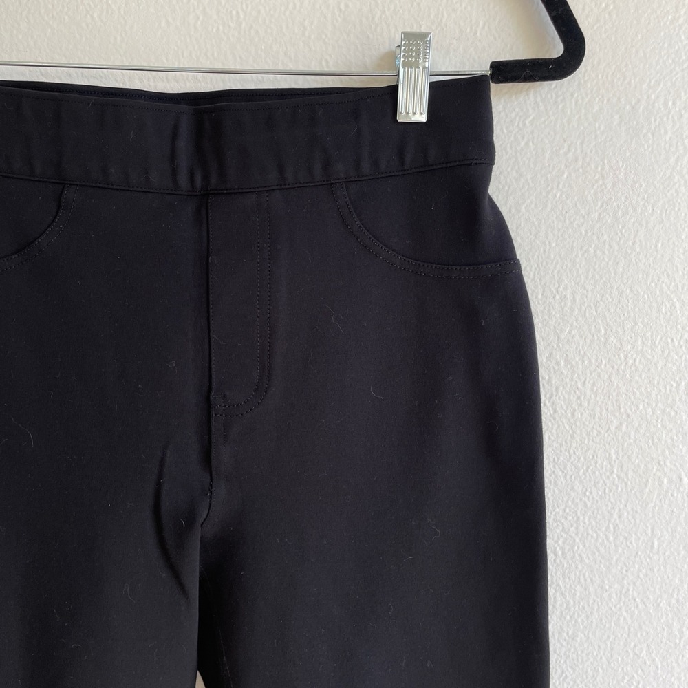 Spanx The Perfect Pant Slim Ankle Size M Black Ponte Pull On Trousers - Picture 2 of 8
